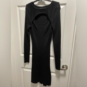 Almost Famous Black Long Sleeve Dress